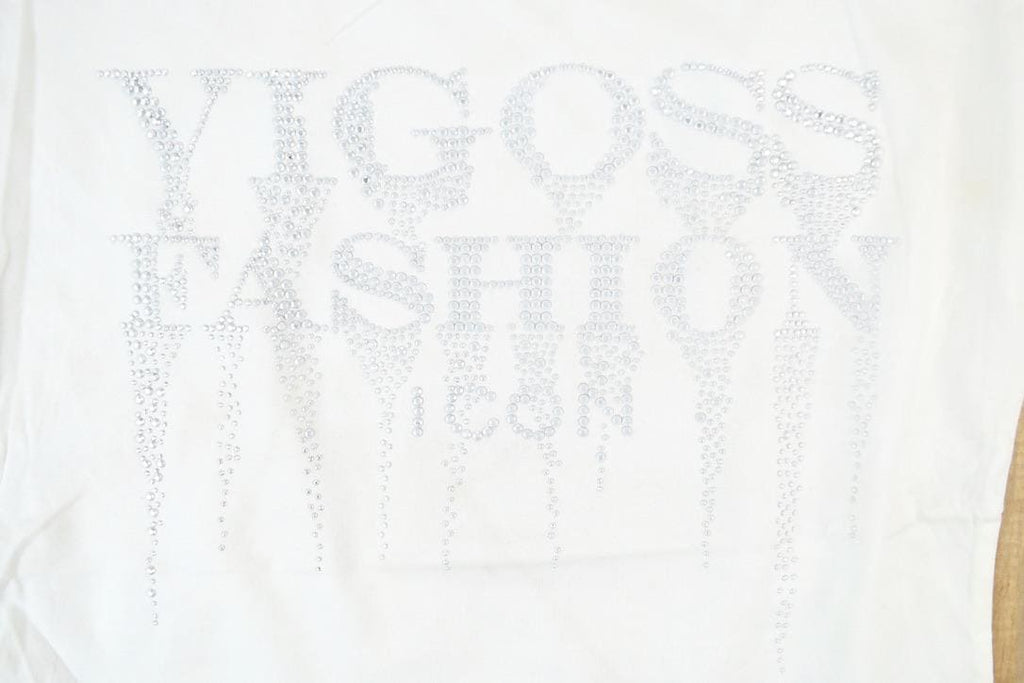 Women Vintage Vigoss Fashion Icon Y2K T-Shirt / Vigoss Grunge Skull Print / Contrast Stitch / Internet Famous Clothing / Over Dyed