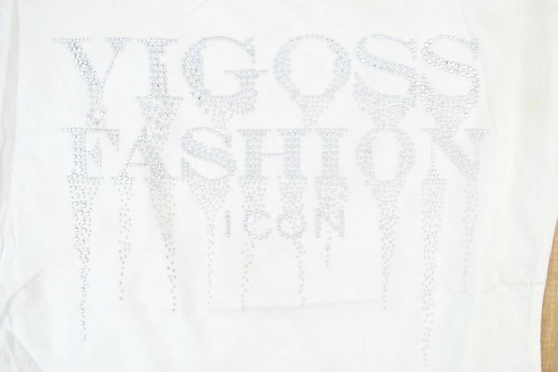 Women Vintage Vigoss Fashion Icon Y2K T-Shirt / Vigoss Grunge Skull Print / Contrast Stitch / Internet Famous Clothing / Over Dyed