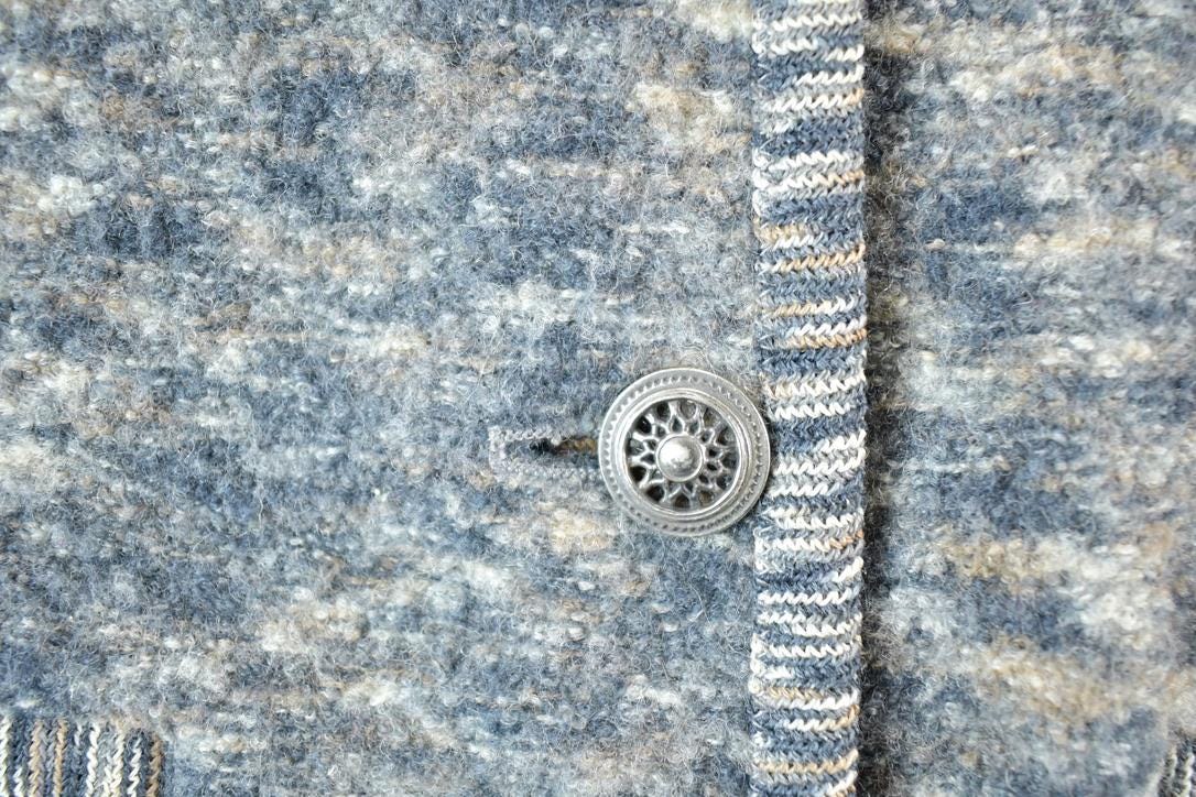 Vintage 1990s Tundra Canada Fleece Outdoorsman Button Up Sweater Womens XL