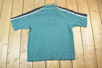 Vintage 1990s Philadelphia Eagles NFL Graphic Polo Style T-Shirt Made In USA