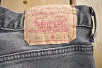 Vintage 1990s Levi's 603 Black Jeans Size 35x34 Vintage Denim