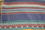 Vintage 1990s Cross Creek Abstract Winter Rugby Button Up Shirt Men's L