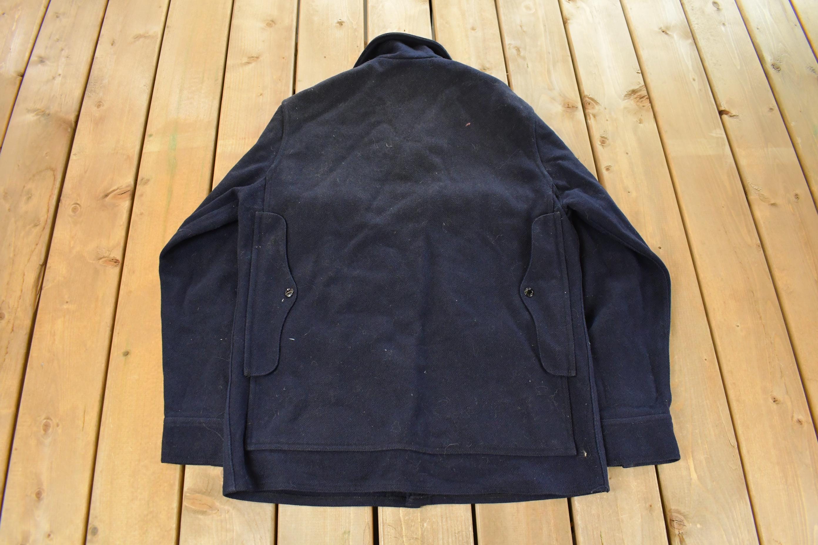 Vintage 1980s Filson Mackinaw Wool Cruiser Wool Jacket Men's Medium