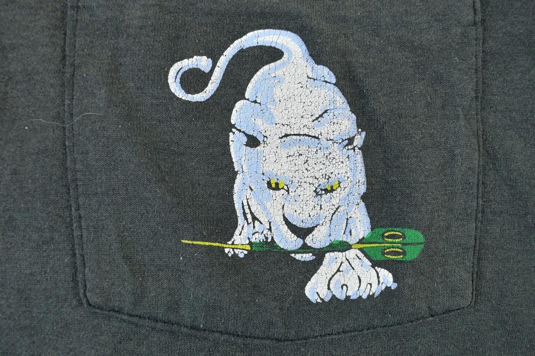 Vintage 1980s Panther Rose Single Stitch Graphic Print T-Shirt