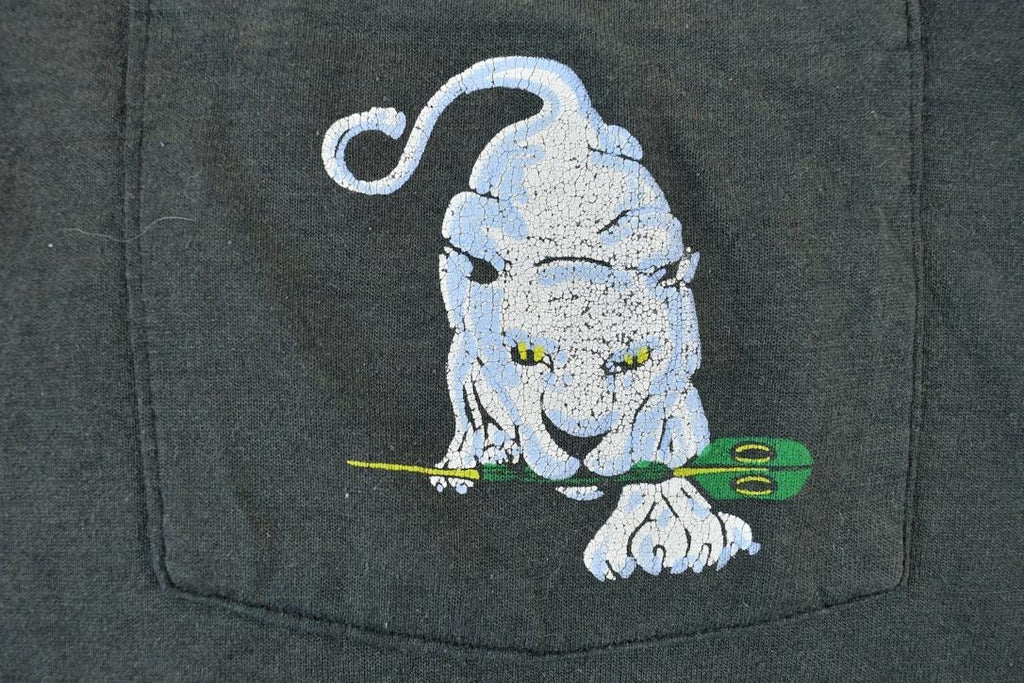 Vintage 1980s Panther Rose Single Stitch Graphic Print T-Shirt