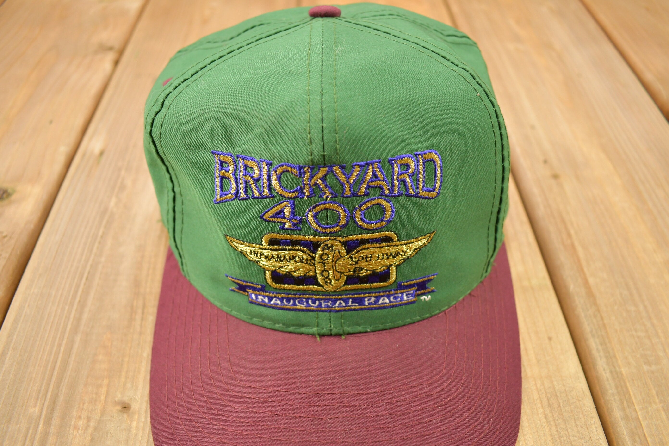 Vintage 1994 Brickyard 400 Inaugural Race Snap Back Hat