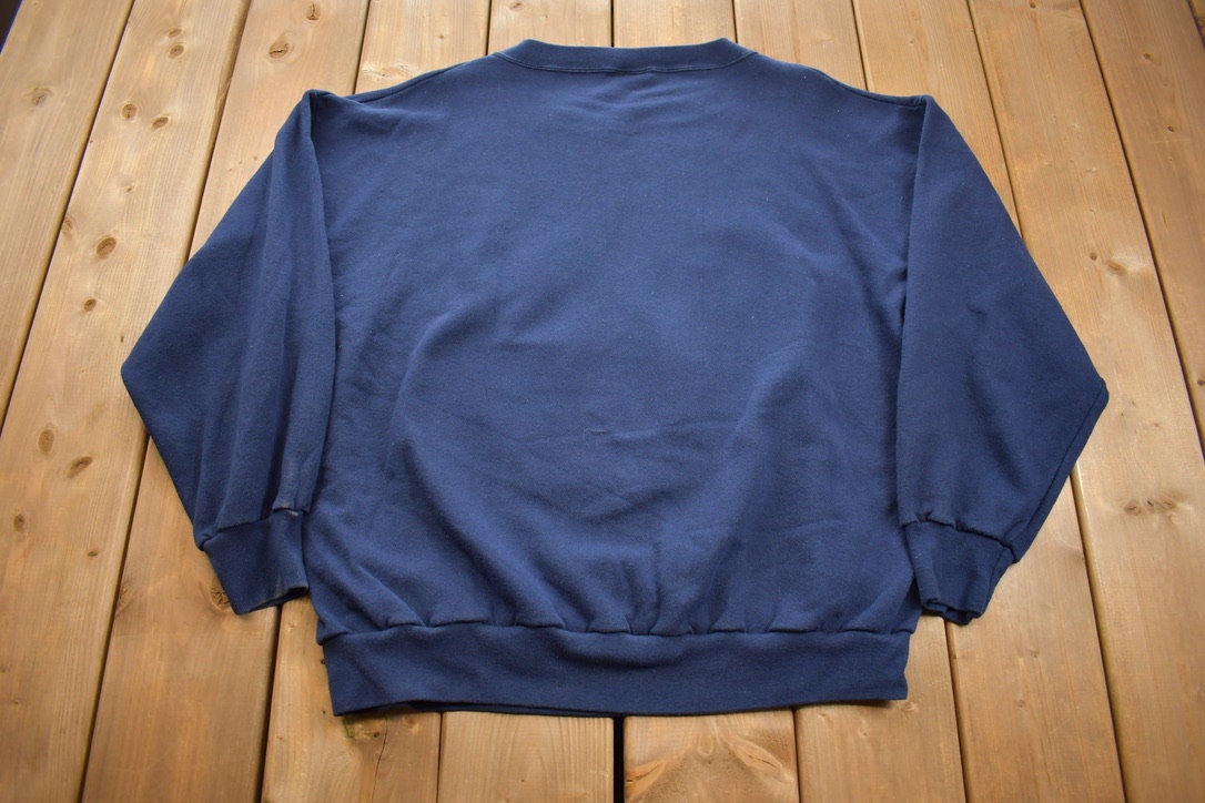 Vintage 1990s Sunflower Heart Crewneck Crewneck Sweatshirt