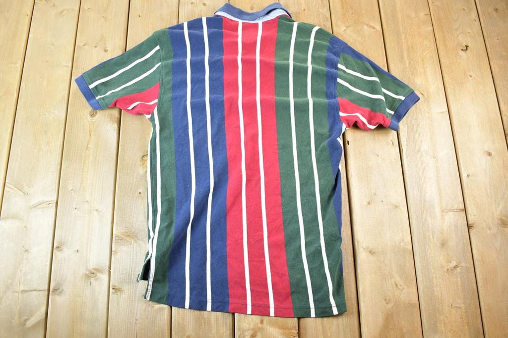 Vintage 1990s Tommy Hilfiger Quarter Button Up Polo Style Shirt