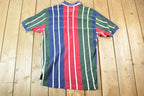 Vintage 1990s Tommy Hilfiger Quarter Button Up Polo Style Shirt