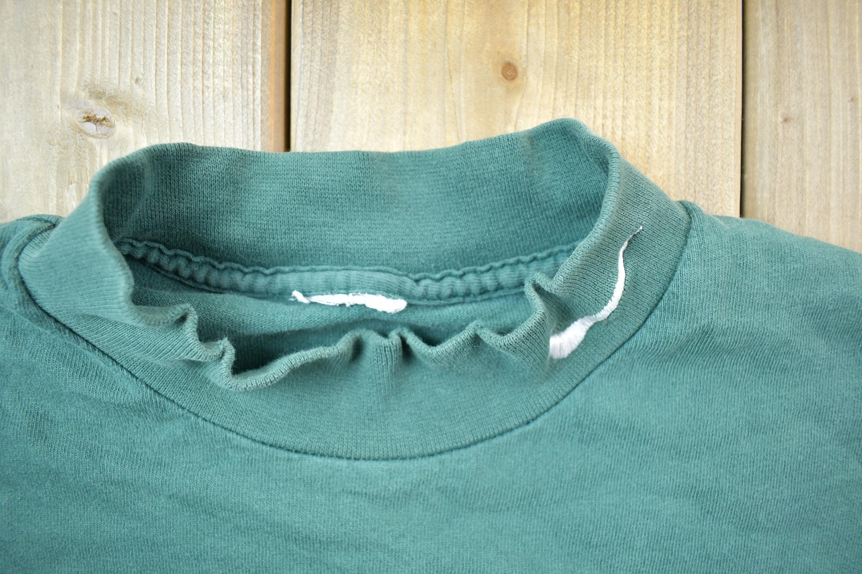 Vintage 1990s Nike Embroidered Mini Swoosh Crewneck Sweatshirt