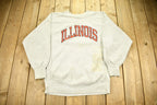 Vintage 1980s University Of Illinois Champion Reverse Weave Crewneck