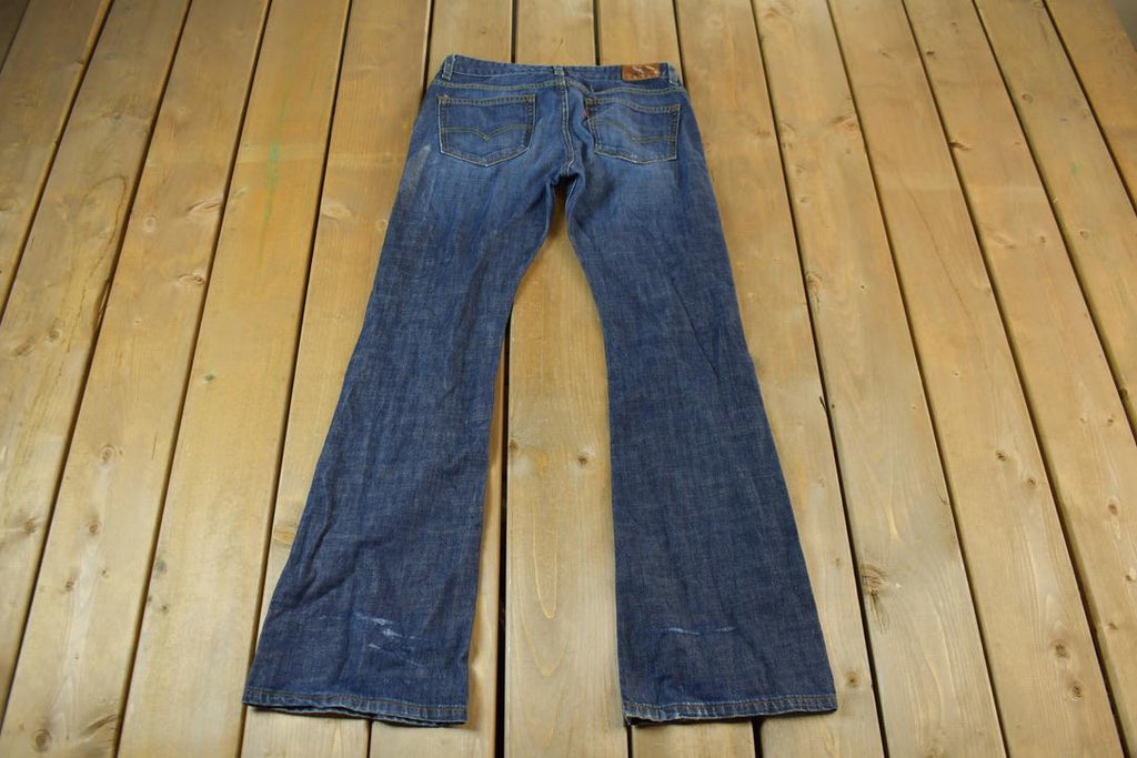 Vintage 2000s Levis Red Tab 534 Low Flare Denim Jeans Size 30 x 32