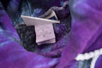 Vintage 1990s Hanes Purple tie Dye Graphic Hoodie