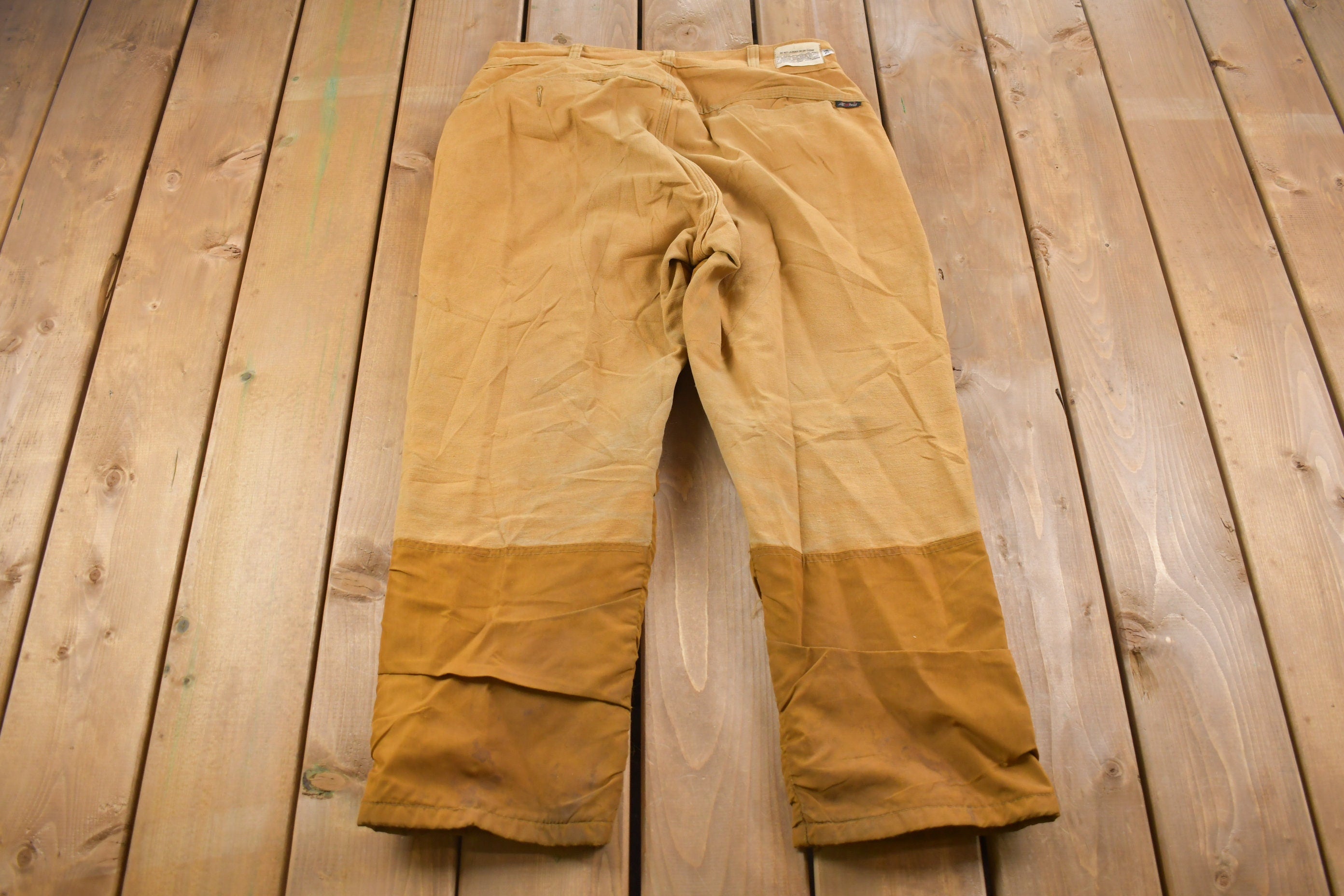 Vintage 1980's Red Head Nylon Double Knee Pants 34 x 26