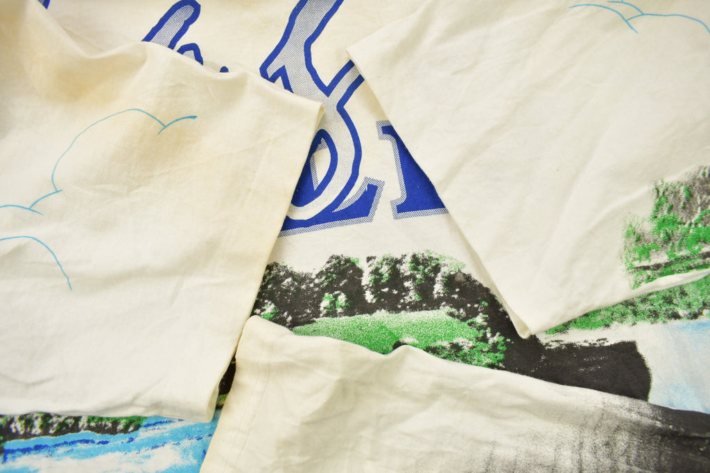 Vintage 1990s Niagara Falls All Over Print Souvenir T Shirt