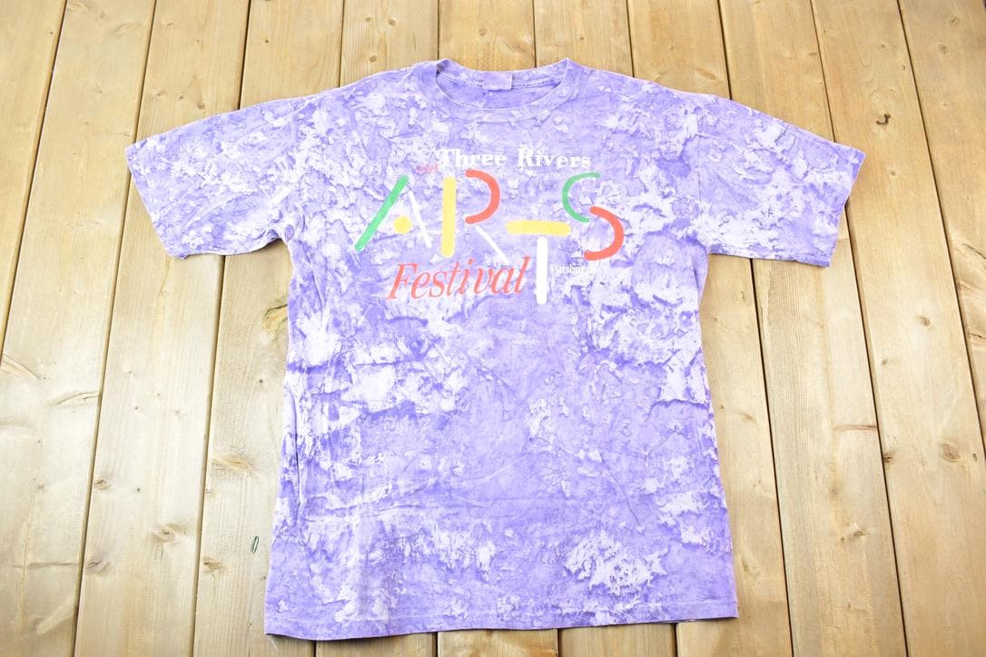 Vintage 1995 Three Rivers Arts Festival Souvenir T-Shirt Men's L