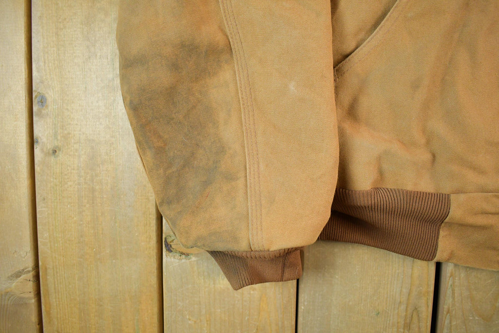 Vintage 1990s Carhartt Hooded Jacket Men's Medium