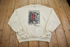 Vintage 1990s Cute Christmas Crewneck Sweater Made In USA - XL