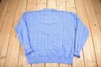 Vintage 1990s Pendleton Country Traditionals 100% Wool Cable Knit Crewneck Sweater