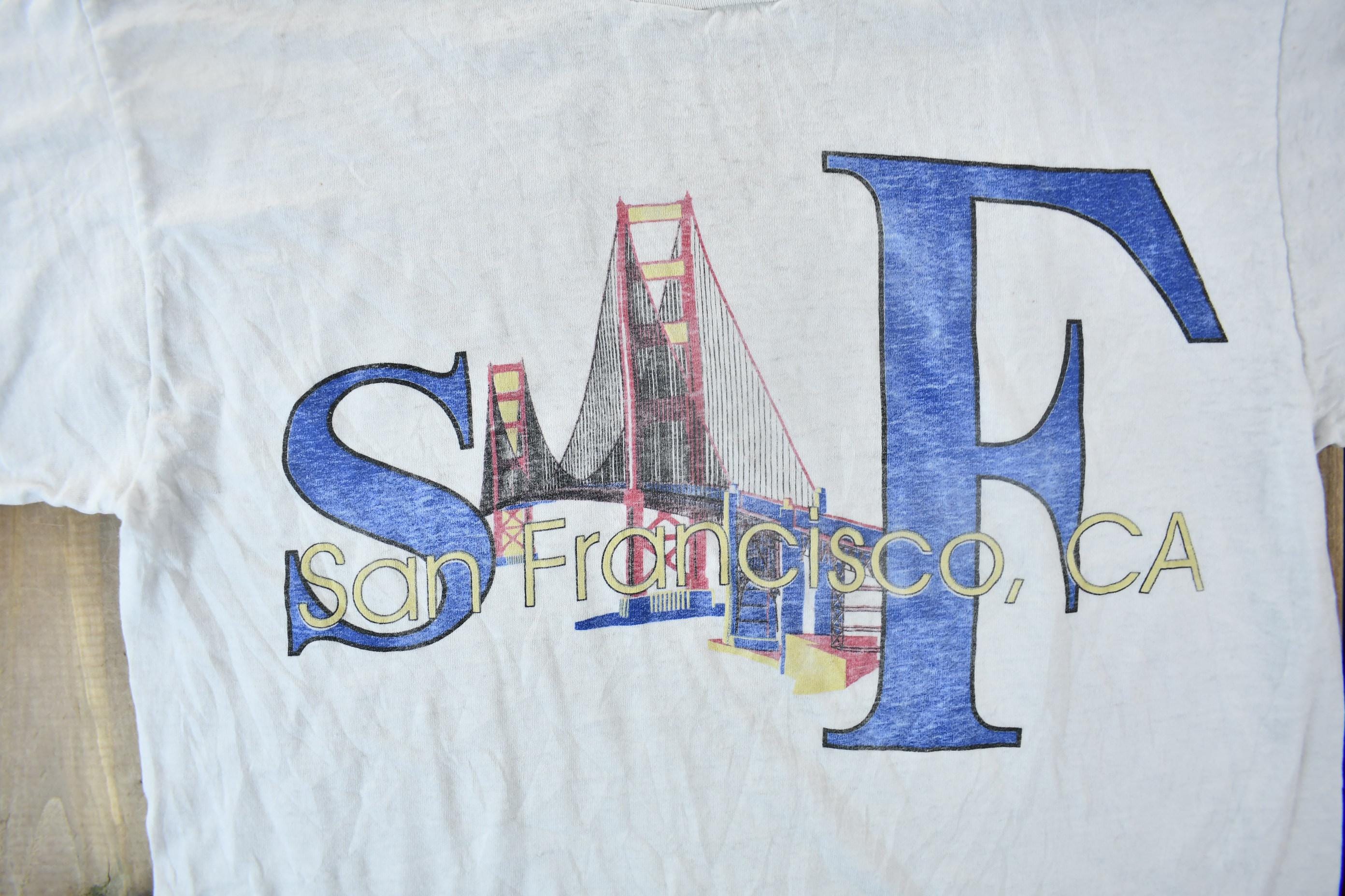 Vintage 1980s San Francisco Souvenir Travel T-Shirt
