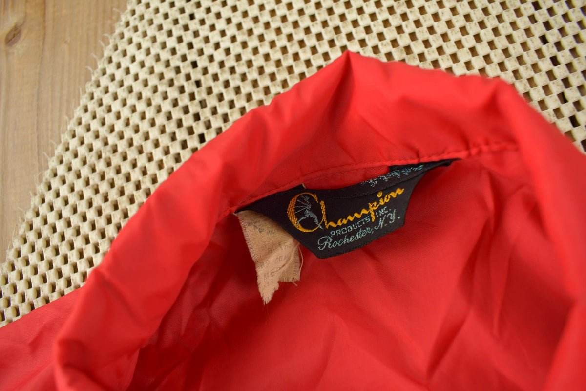 Vintage 1960s Champion University Of Wisconsin Windbreaker Jacket
