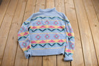 Vintage 1990s Merona Sport Knit Turtleneck Sweater