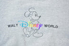 Vintage 1990s Mickey Mouse Walt Disney World Crewneck / Vintage Sweatshirt / Vintage Disney / Mickey / Embroidered / Made In USA