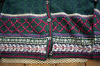 Vintage 1990s Christopher & Banks Pattern Knit Cardigan Sweater