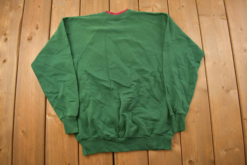 Vintage 1990s Fall Themed Crewneck Sweatshirt /
