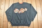 Vintage 1990s Cute Pueblo Pottery Crewneck Sweater