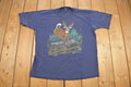 Vintage 1991 Deer Graphic Souvenir T Shirt