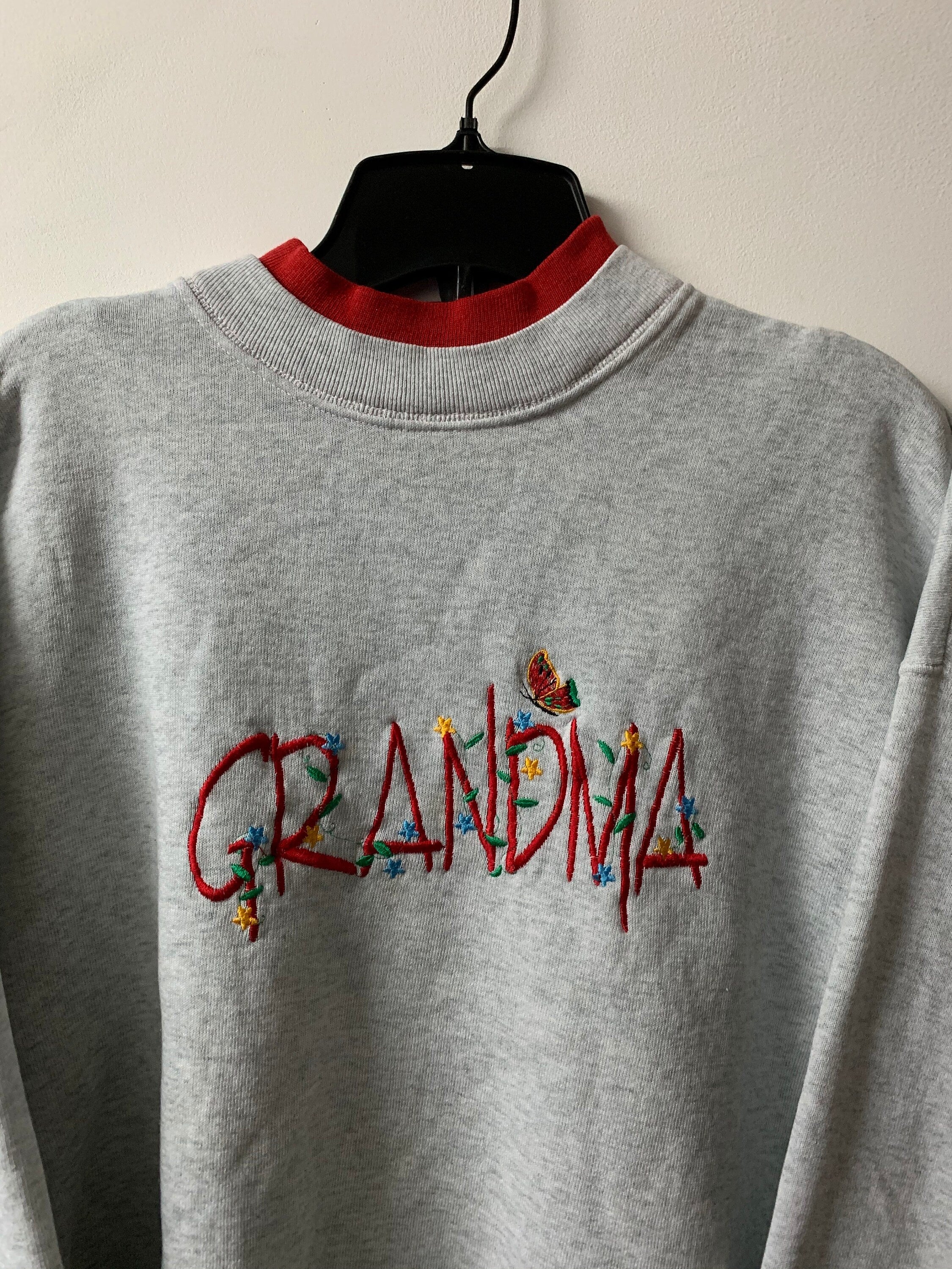 Vintage 1990s Grandma Crewneck Sweater