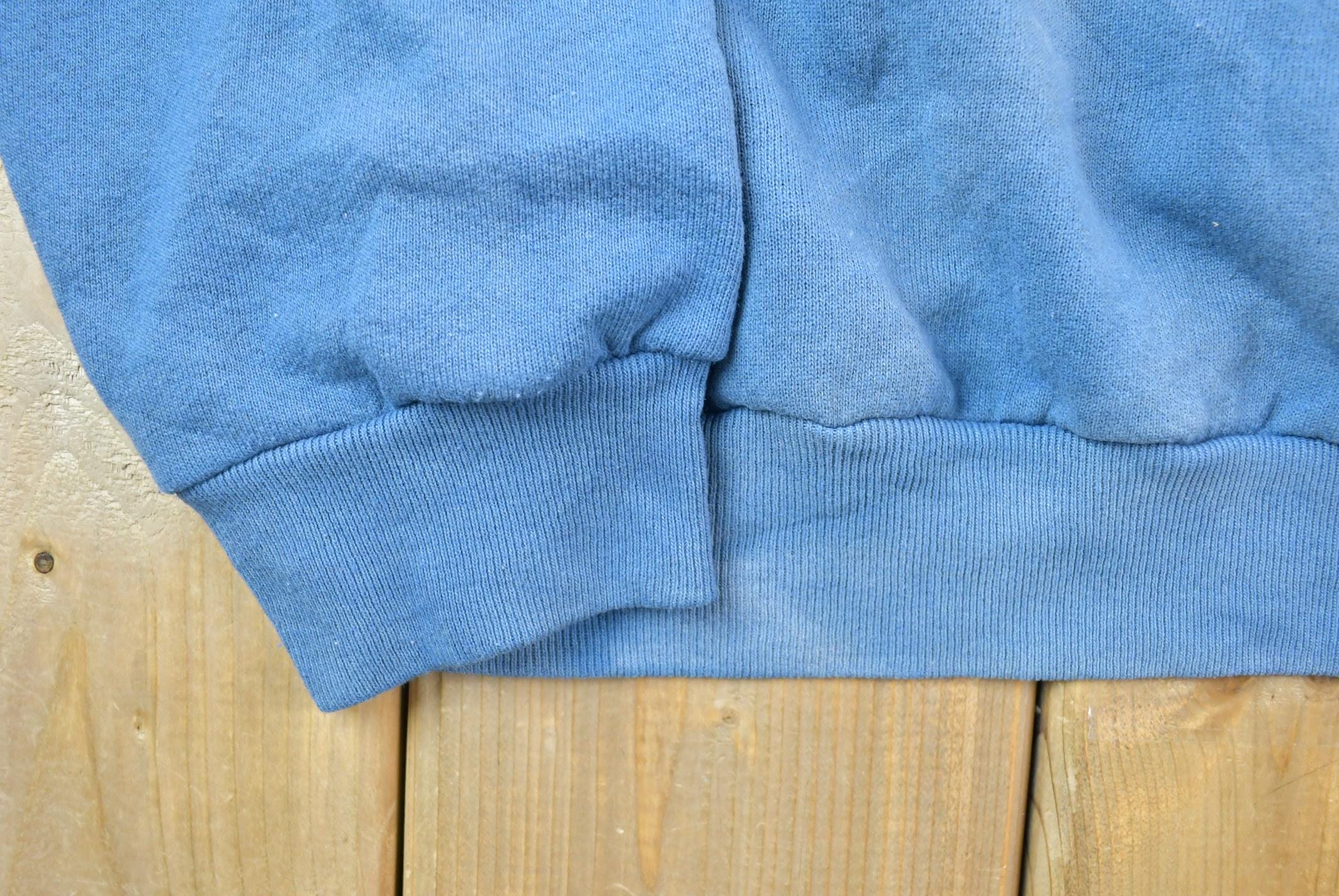 Vintage 1990s Brittania Blank Blue Crewneck Sweatshirt