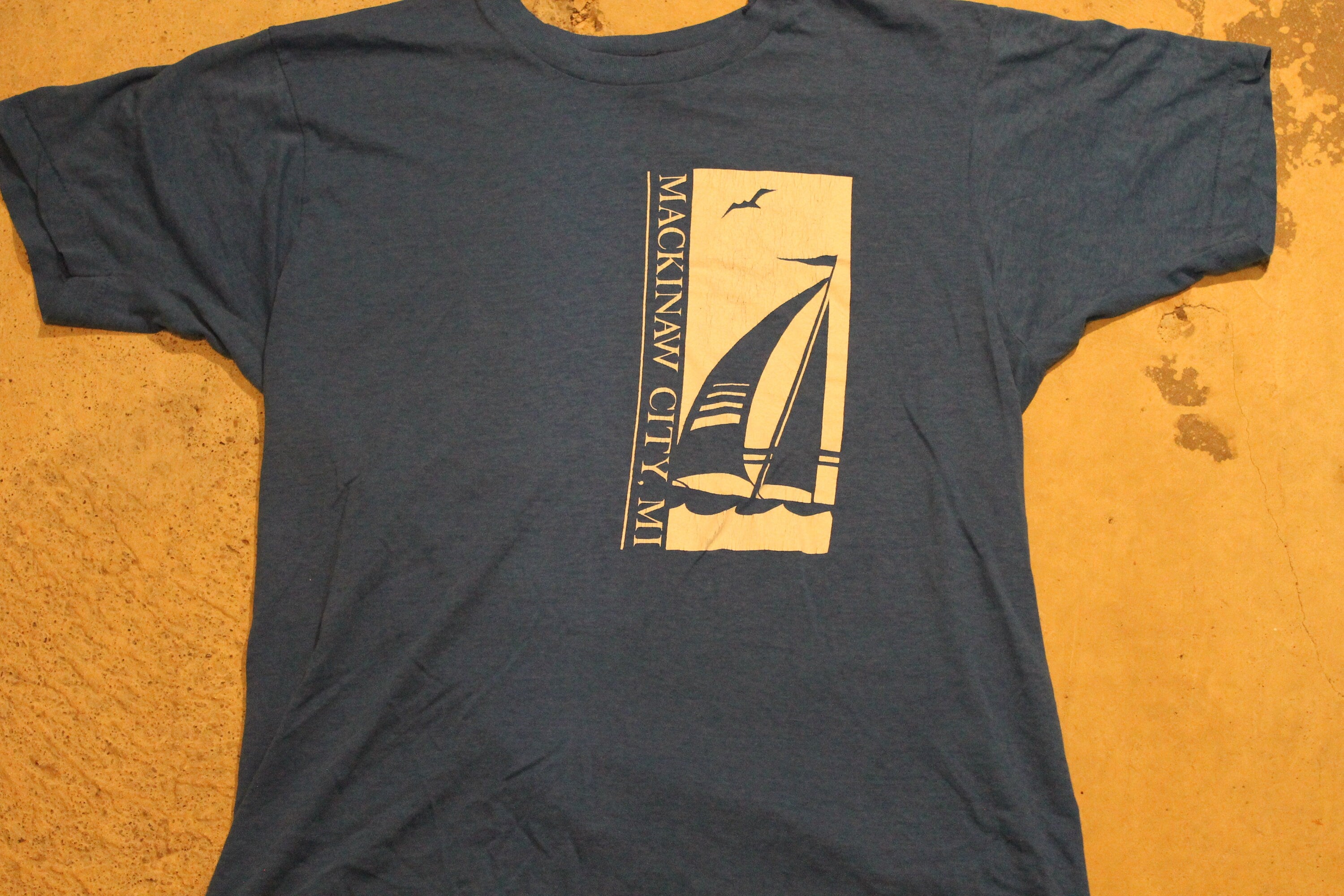 Vintage 1990s Mackinaw City Michigan T Shirt