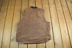 Vintage 1990s Distressed Carhartt Quilt Lined Jacket Vest Mens Large
