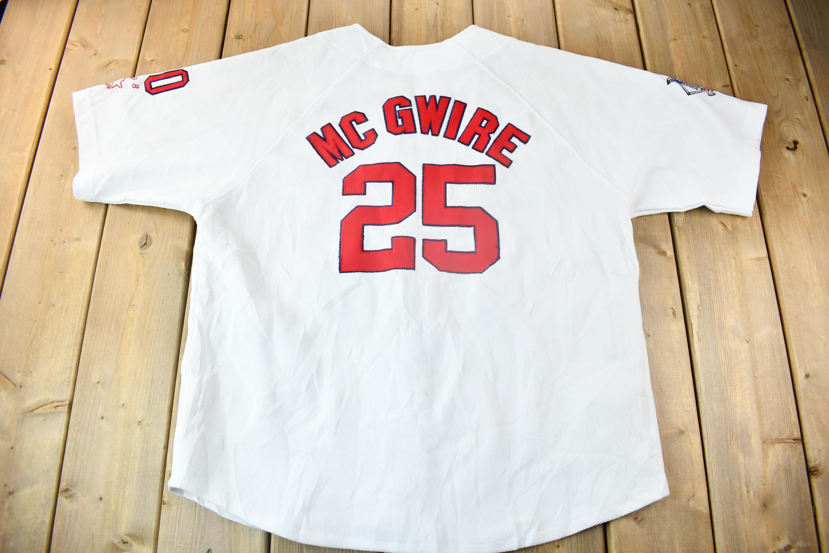 Vintage 1998 Mark McGwire St Louis Cardinals MLB Starter Jersey