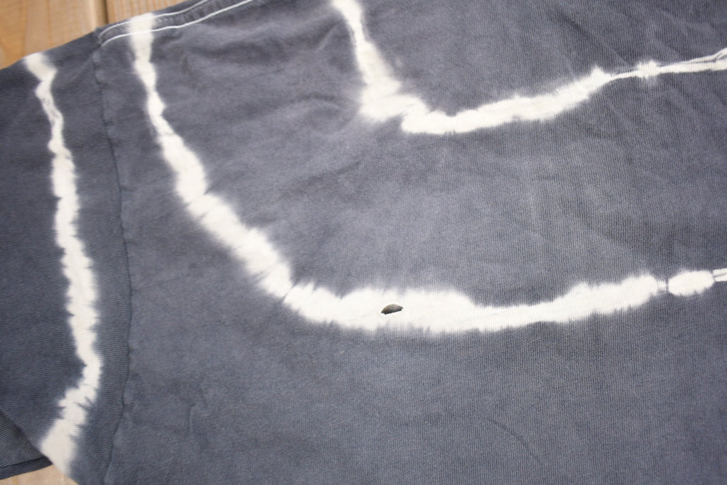Vintage 1980s Batman DC Comics All Over Print Tie Dye T-Shirt