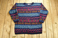 Vintage 1990's Abstract Pattern Knitted Sweater