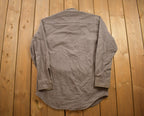 Vintage 1990s Keystone Casuals Blank Brown Button Up Shirt