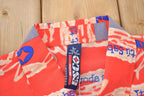 Vintage 1990s Willie Esco All Over Print Button Up Shirt