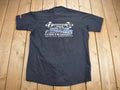 Vintage 1990s Yamaha Kawasaki Black Hills Power Sports Button Up Shirt
