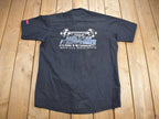 Vintage 1990s Yamaha Kawasaki Black Hills Power Sports Button Up Shirt