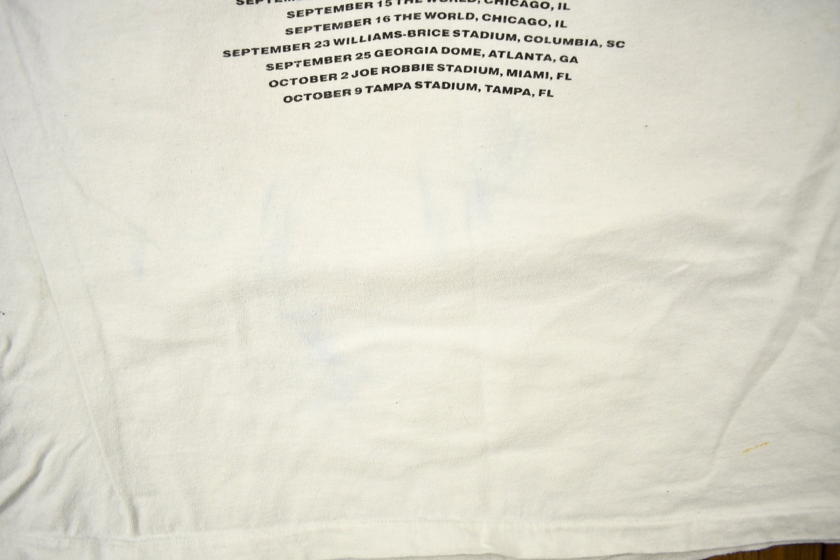 Vintage 1992 U2 Zoo TV Outside Broadcast Tour Band T-shirt