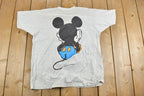 Vintage 1990s Mickey Mouse Disney Cartoon Promo T-Shirt