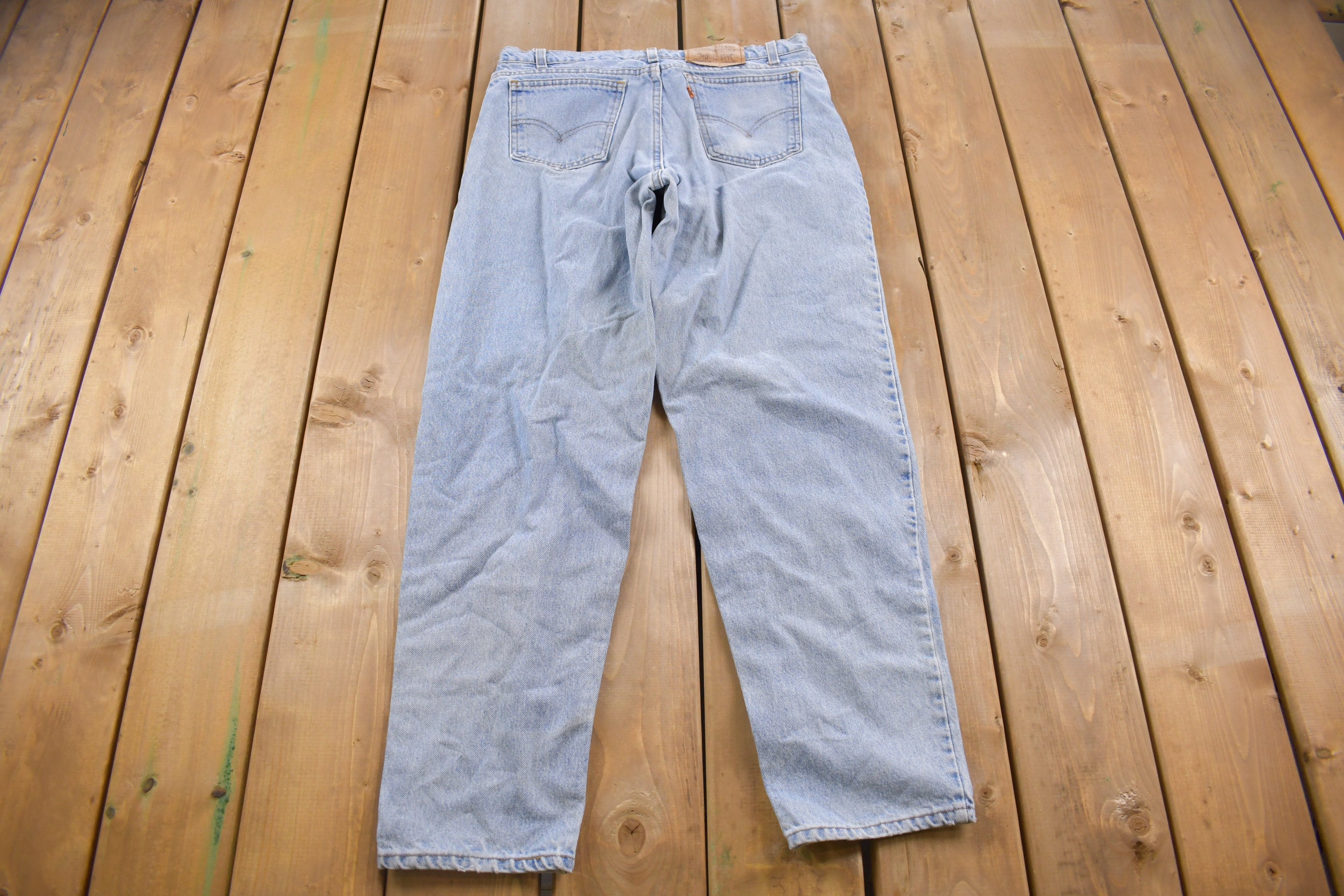 Vintage 1990s Levi's 560 Orange Tab Jeans Size 33 x 31