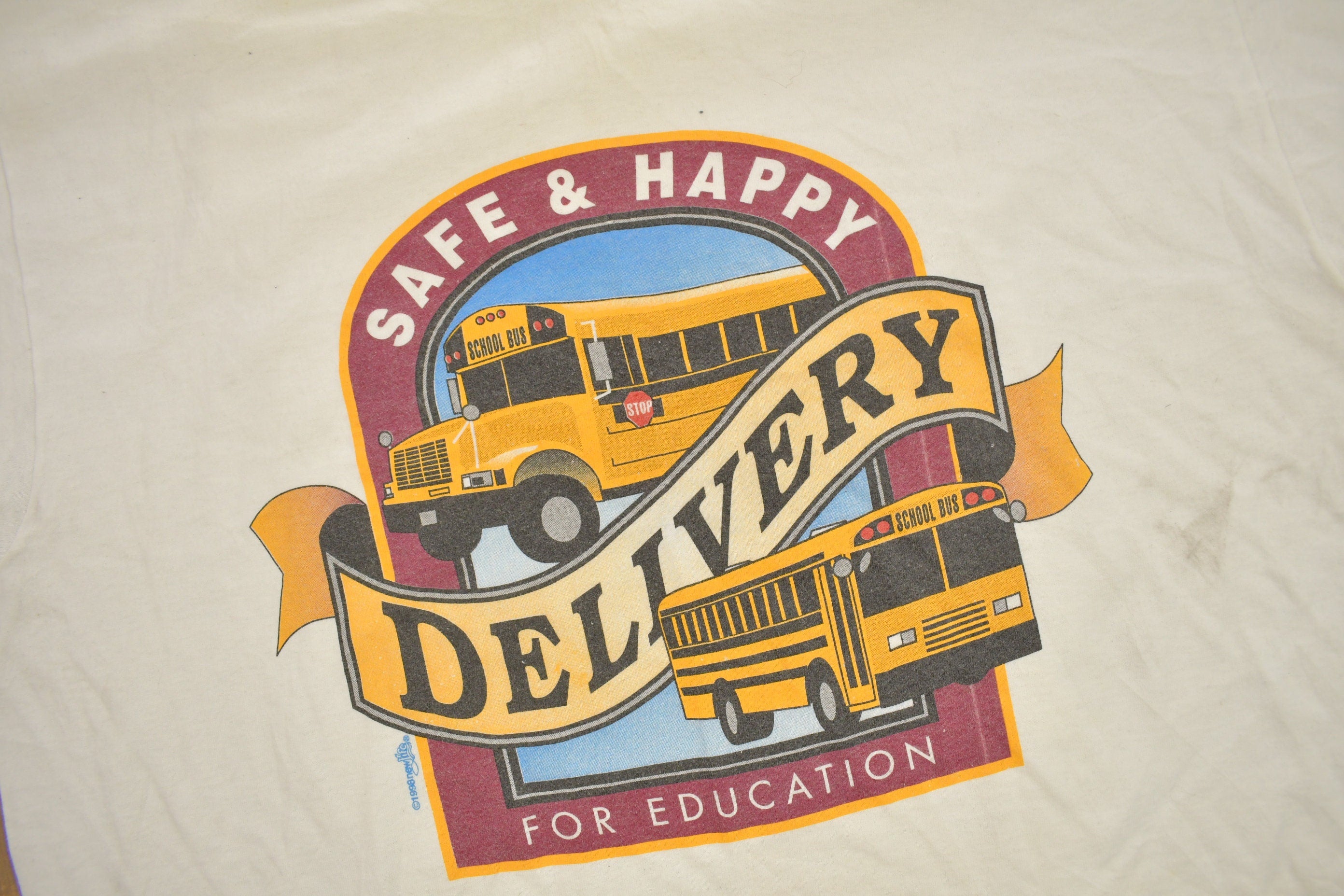 Vintage 1998 Schoolbus Graphic T Shirt