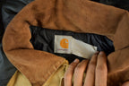 Vintage 1990s Carhartt Hooded Jacket Mens Medium