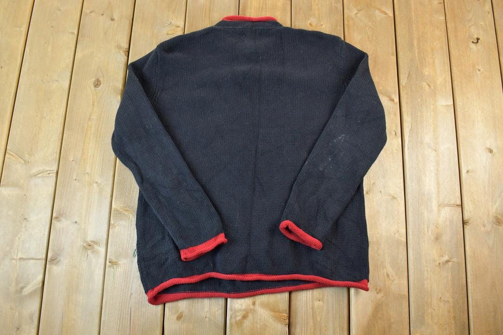 Vintage 1990s Jones New York Snowflake Knit Crewneck Sweater