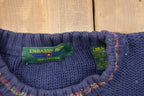 Vintage 1990s Embassy Row Plaid Knitted Sweater  Vintage 90s Crewneck  Pattern Sweater  Outdoor  Hand Knit  Pullover Sweatshirt