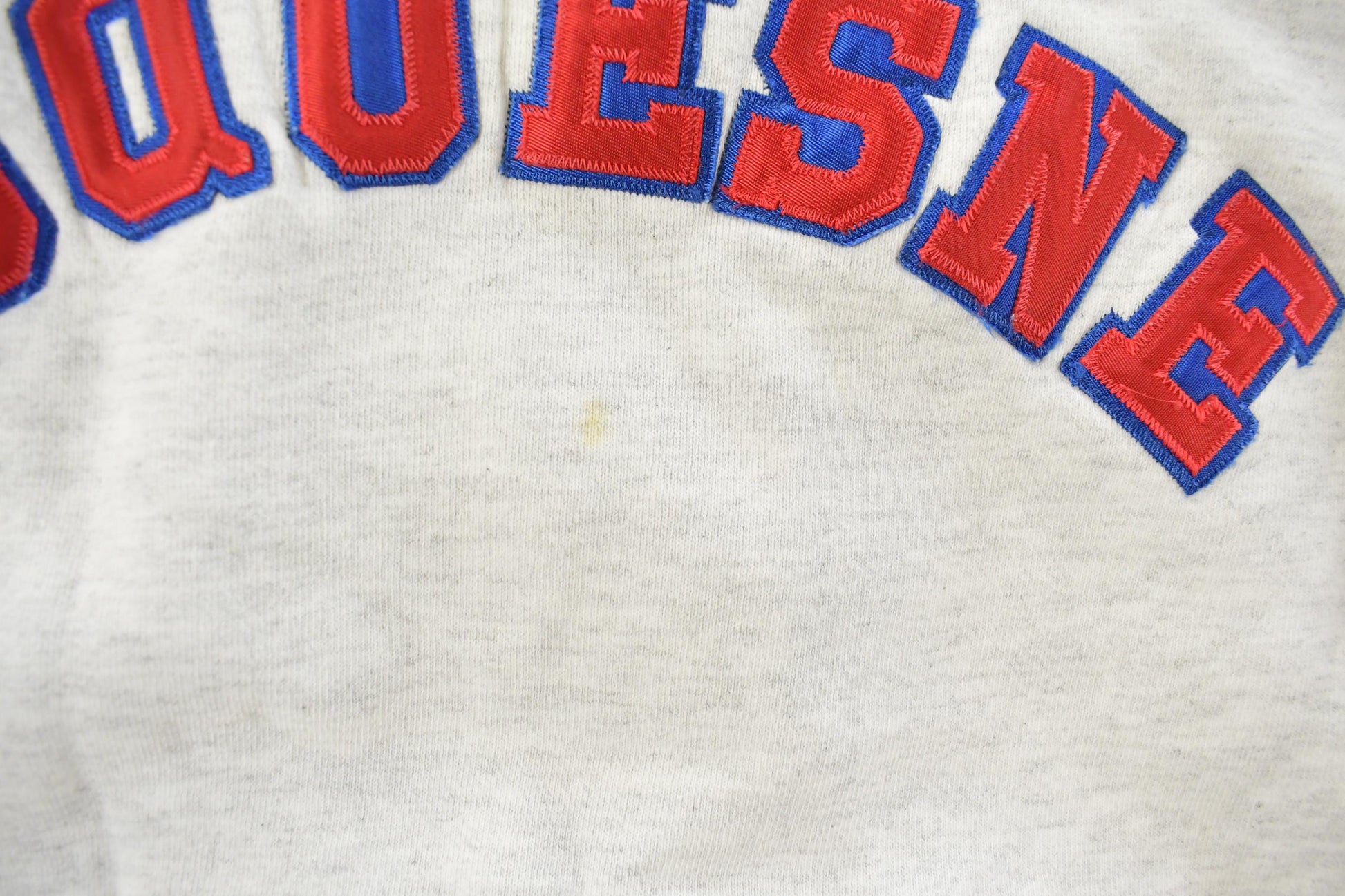 Vintage 1990s Duquesne University Crewneck Sweatshirt Mens L / Vintage Collegiate / 90s College Crewneck / Made in USA